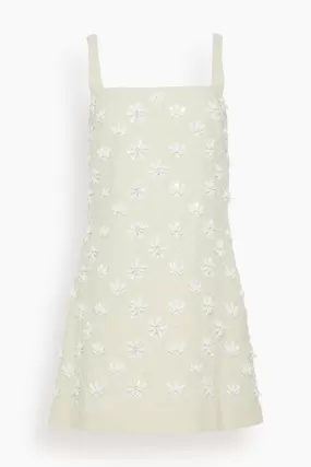 Barton Dress in Cream/White