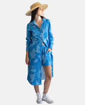 Life in Colors Blue Shirt Dress