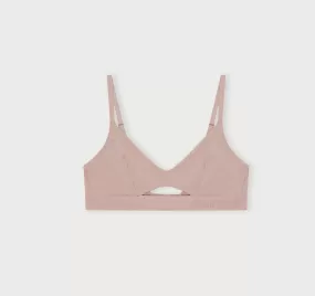 Organic Basics Soft Touch Bralette Dusty Rose