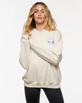 ROCKY MOUNTAINS V-NECK SWEATER  SWAN WHITE